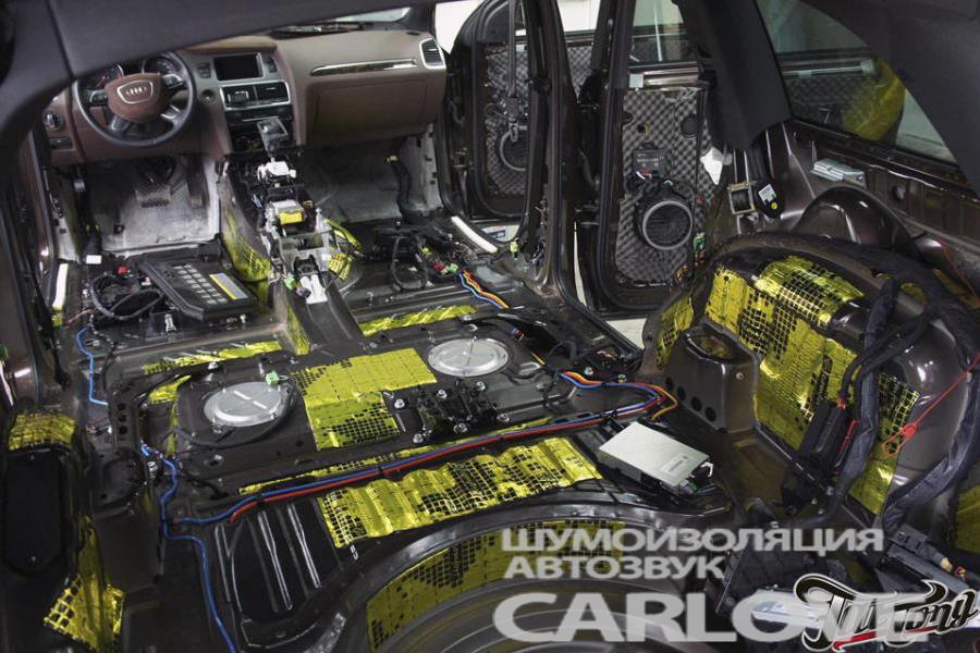 Шумоизоляциия Audi Q7 (4F)